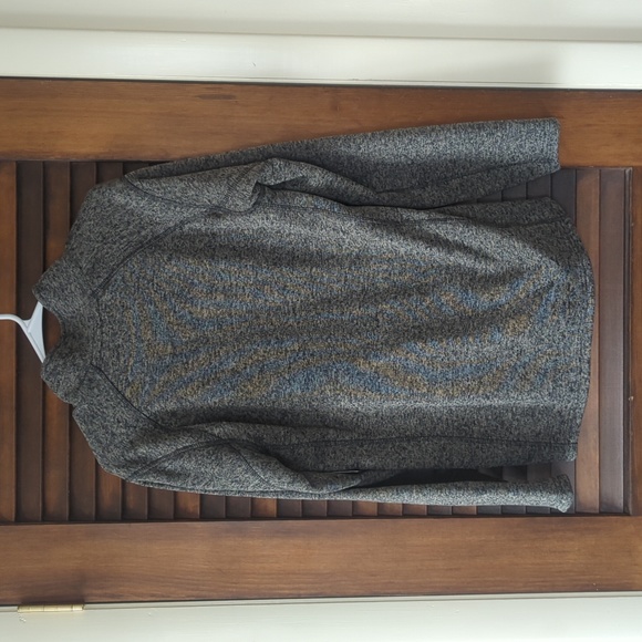 Men's Eddie Bauer zip up sweater/sweatshirt with a fleece lining size medium - Picture 7 of 8